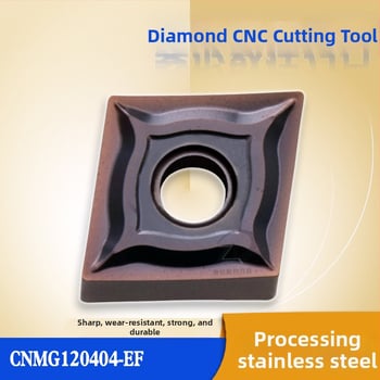 Τετράγωνα CNC ένθετα τόρνου CNMG120404-EF για ανοξείδωτο χάλυβα CNMG120408-EF 205