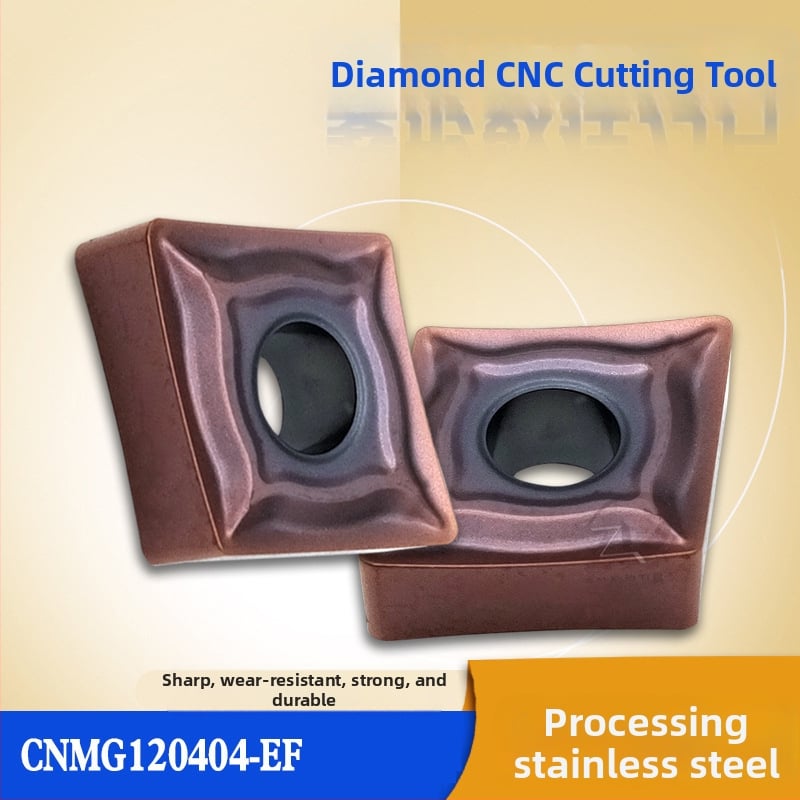 Τετράγωνα CNC ένθετα τόρνου CNMG120404-EF για ανοξείδωτο χάλυβα CNMG120408-EF 205