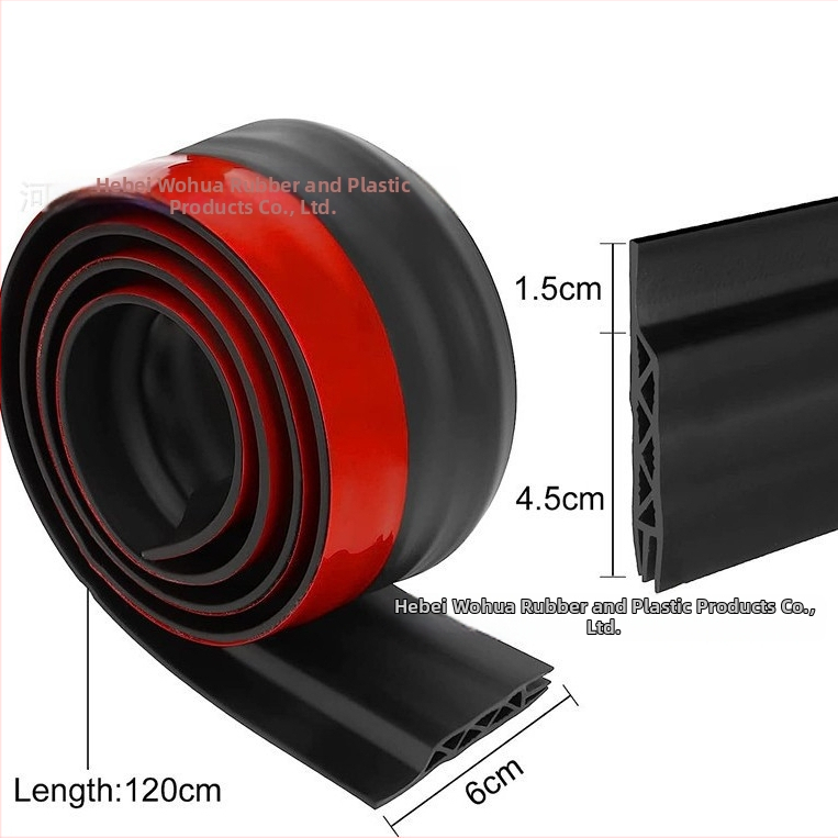 60 mm tesniaca lišta na spodnú časť dverí pre interiérové dvere – ochrana proti prachu a hmyzu, zvuková izolácia