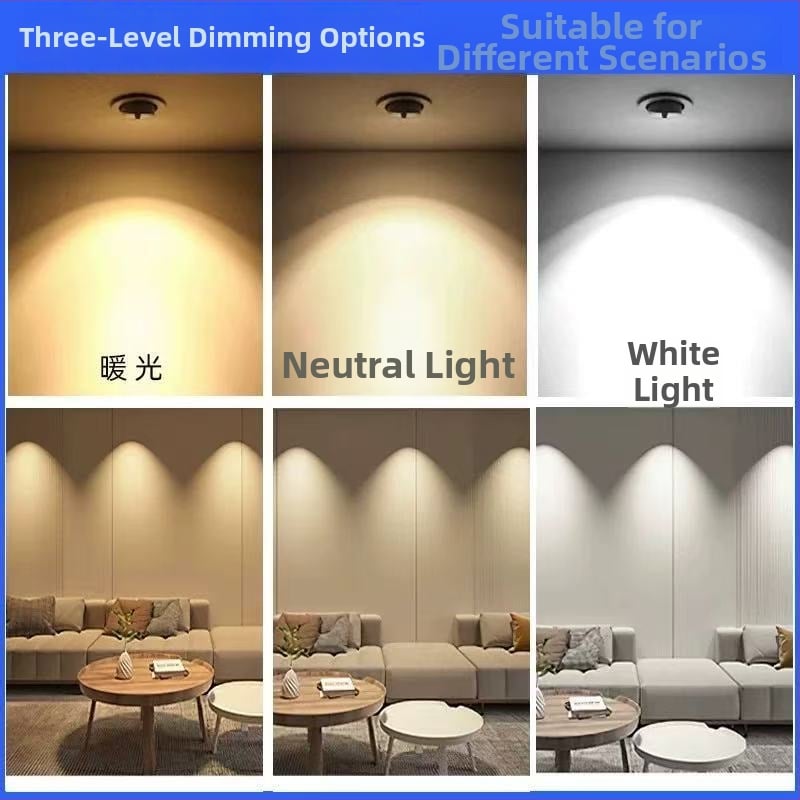 NVC Lighting Προβολέας LED με μακρύ σωληνάκι σε σχήμα ελέφαντα, εντοιχισμένος οροφής, υψηλό CRI, φόντο τοίχου καταστήματος ρούχων