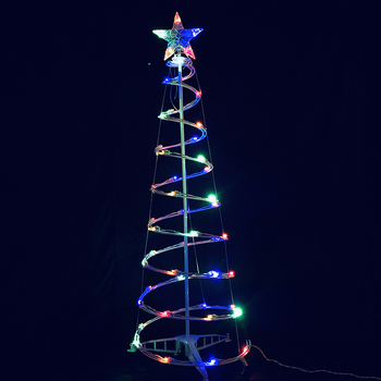DIY διακοσμητικά φώτα δέντρου, πολύχρωμα LED καλώδια, UL πιστοποιημένα φώτα για εσωτερικούς και εξωτερικούς χώρους, χριστουγεννιάτικα φώτα, φώτα σε σχήμα αστέρα, διακοσμητικά καλώδια φώτων για δέντρο, εορταστικός φωτισμός