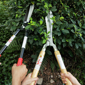 Súlyos terhelésű ágvágó metszőolló gyümölcsfákhoz, hosszú nyelű kerti metszőolló, virágmetsző