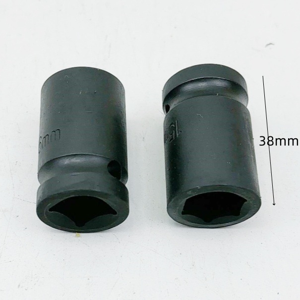 14-dielna sada pneumatických krátkych nástrčných kľúčov pre 1/2-palcový pohon, rozhranie 12,5 mm, elektrický pohon