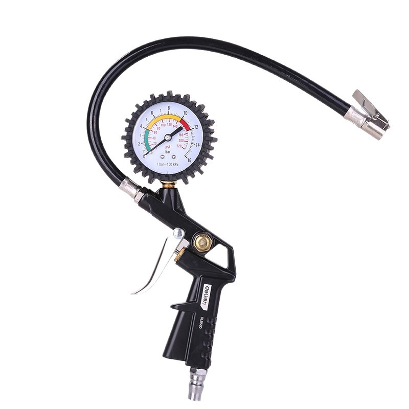 Deli μηχανικός μετρητής πίεσης ελαστικών 0-220 psi DL8530