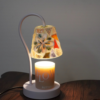 Lampa na tavenie vosku Shell Aromaterapia Spálňová vôňa Stolová lampa Teplá lampa Retro Bezplameňová taviaca lampa na sviečky Darček na narodeniny