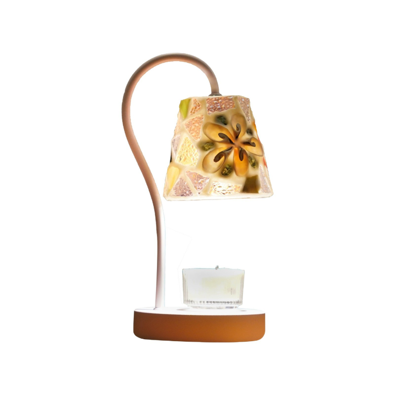 Lampa na tavenie vosku Shell Aromaterapia Spálňová vôňa Stolová lampa Teplá lampa Retro Bezplameňová taviaca lampa na sviečky Darček na narodeniny