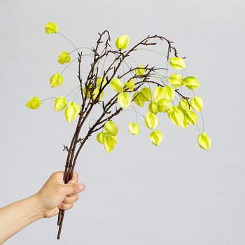 Kínai stílusú retro palotai lámpa – mesterséges virágokkal díszített ág dekorációhoz
