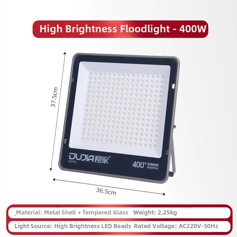 LED προβολέας 200W εξωτερικός, αδιάβροχος IP66, για εργοτάξια και εργοστάσια
