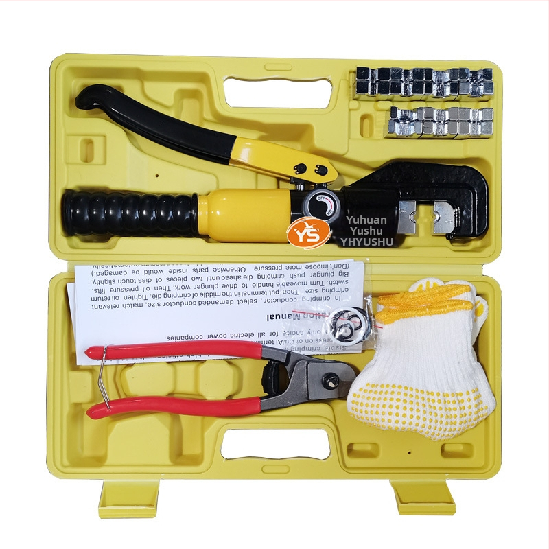 Manuálne hydraulické krimpovacie kliešte YQK-70 na medené a hliníkové drôty, 4–70 mm²