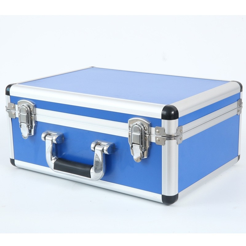 Carcasa din aliaj de aluminiu pentru unelte, cu dimensiuni personalizabile, pentru transportul echipamentelor și instrumentelor, rezistentă la șocuri și la presiune, cutie de depozitare a uneltelor.