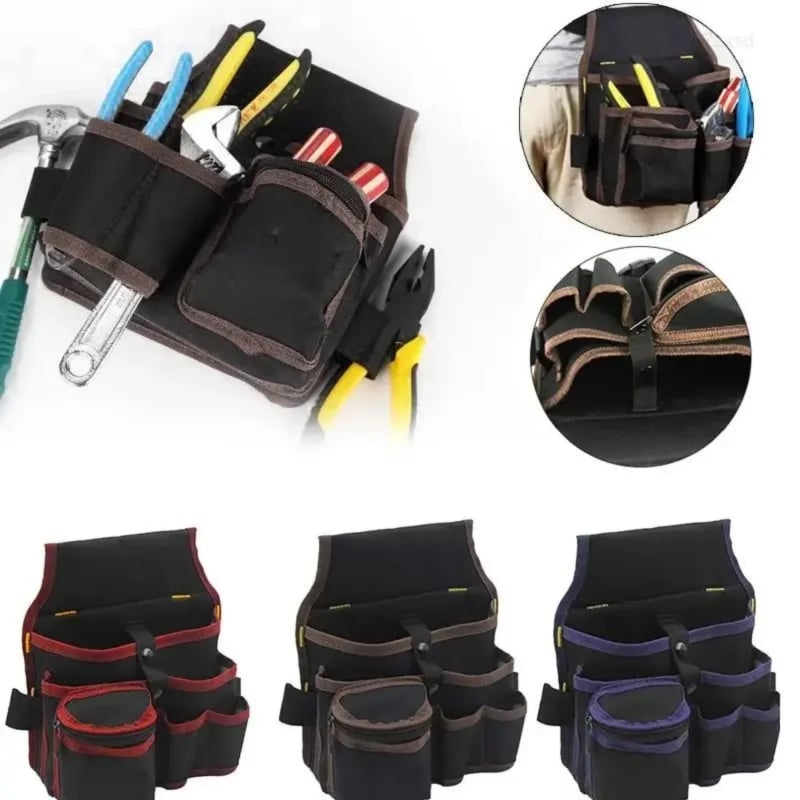 Geantă de talie multifuncțională pentru unelte electrice, kit de reparații, S11 cu trei straturi