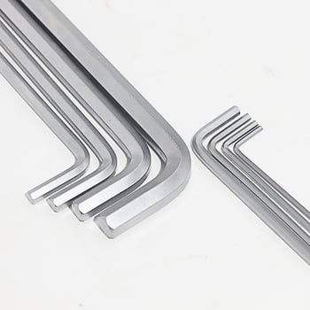 Lowey Hardware Πράσινο σετ Allen κλειδιών σε σχήμα L, από ατσάλι 45#, σκληρυμένο