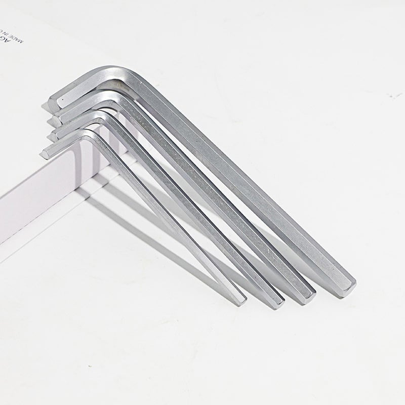 Lowey Hardware Πράσινο σετ Allen κλειδιών σε σχήμα L, από ατσάλι 45#, σκληρυμένο
