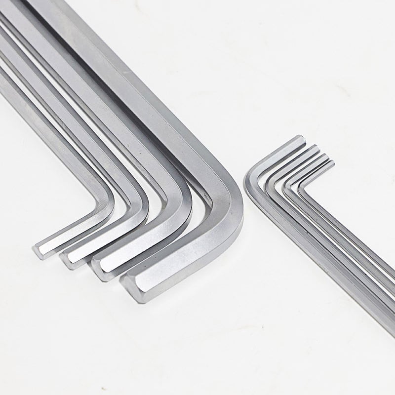 Lowey Hardware Πράσινο σετ Allen κλειδιών σε σχήμα L, από ατσάλι 45#, σκληρυμένο