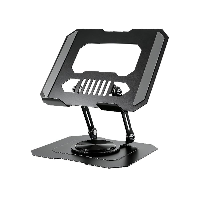 Suport pentru tablete din oțel carbon – rotativ la 360°, multifuncțional, pliabil și portabil, compatibil cu tablete, iPad și telefoane