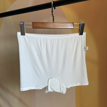 Boxeri de damă cu talie medie, 100% mătase Mulberry, tricotate, opace, respirabile