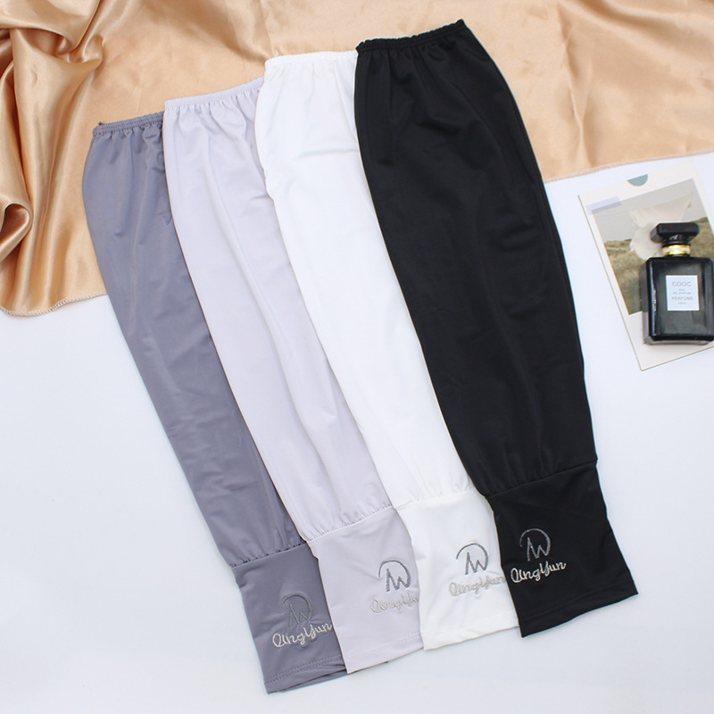 Manșete Ice Silk cu protecție UV pentru bărbați și femei, largi și oversize, pentru ciclism, subțiri