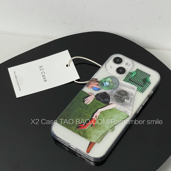 Θήκη σιλικόνης για iPhone με μινιμαλιστικό εικονογραφικό σχέδιο για την σειρά iPhone 11–14, XR, X, Pro και Pro Max
