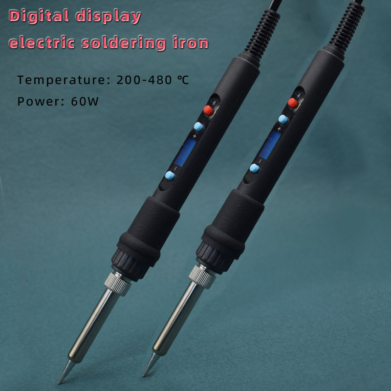 Set pistol de lipit cu afișaj digital, încălzire externă, temperatură constantă, sudură de înaltă putere