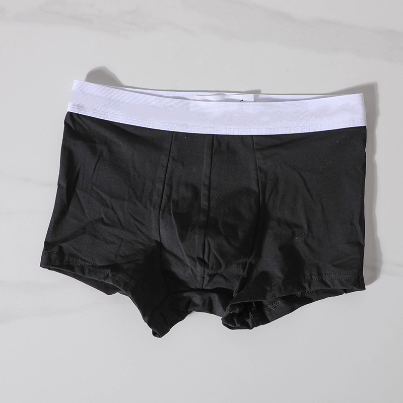Boxeri pentru bărbați din bumbac 100%, confortabili și respirabili, talie medie