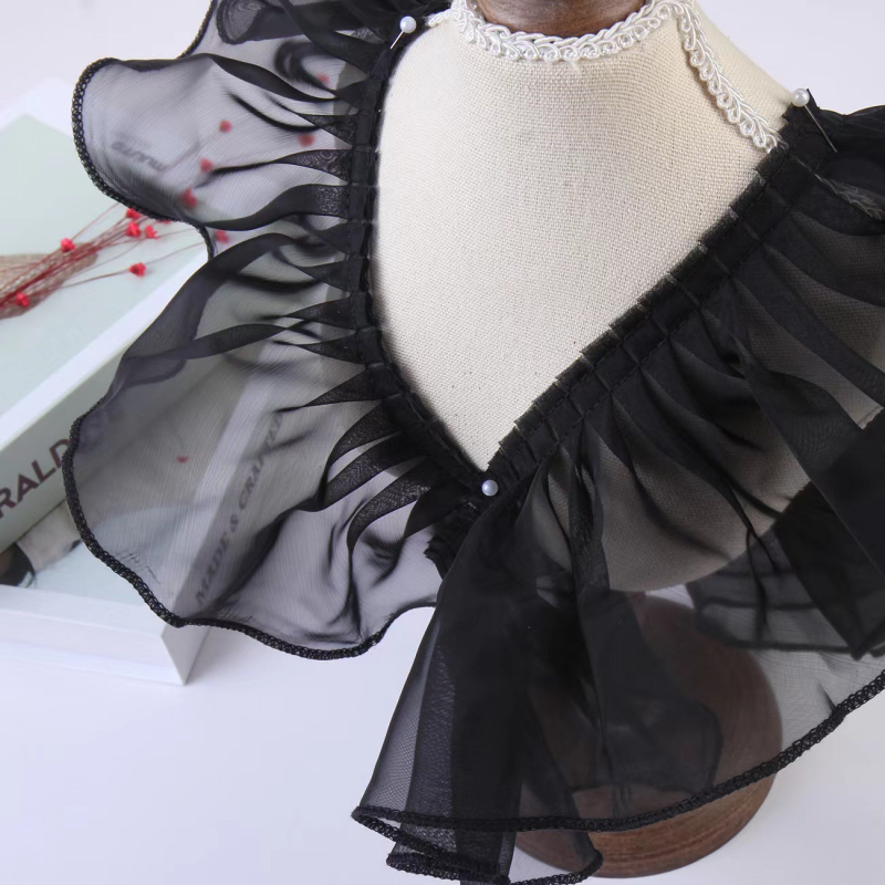 Dantelă organza lățime 10 cm pentru îmbrăcăminte, fuste și decor DIY