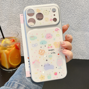 Θήκη κινητού από ακρυλικό με πλήρη κάλυψη και προστασία από κραδασμούς, σε cartoon στυλ, για iPhone 17 Pro Max.