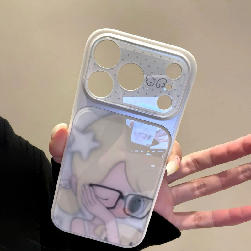 Θήκη για iPhone 17 Pro Max σε κορεατικό στυλ Ins, υψηλής αισθητικής, ακρυλικό