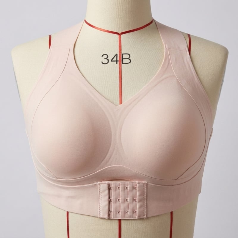 Maikaye Bežični grudnjak bez žice, s halter izrezom, jednoplošni oblik, modelirane šalice za velik bust
