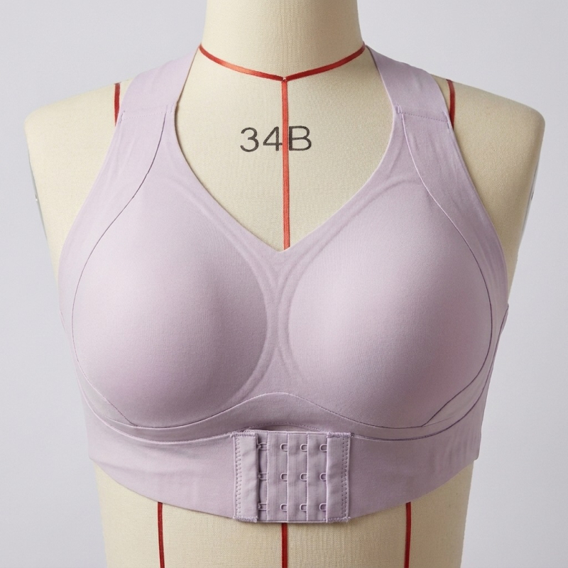 Maikaye Bežični grudnjak bez žice, s halter izrezom, jednoplošni oblik, modelirane šalice za velik bust