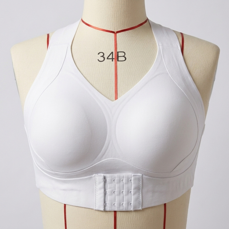 Maikaye Bežični grudnjak bez žice, s halter izrezom, jednoplošni oblik, modelirane šalice za velik bust