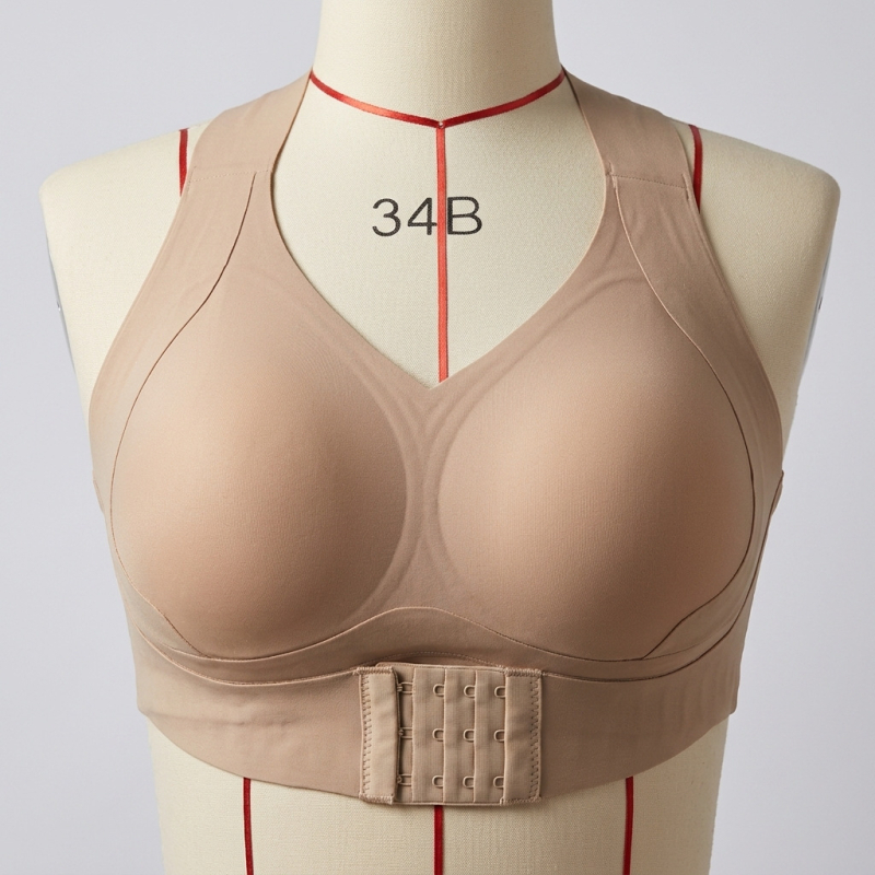 Maikaye Bežični grudnjak bez žice, s halter izrezom, jednoplošni oblik, modelirane šalice za velik bust