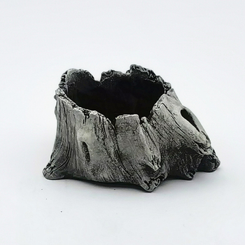 Cementni lonac za sukulente s umjetnim drvetom i bonsai – stolna dekoracija