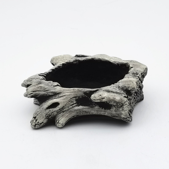 Cementni lonac za sukulente s umjetnim drvetom i bonsai – stolna dekoracija