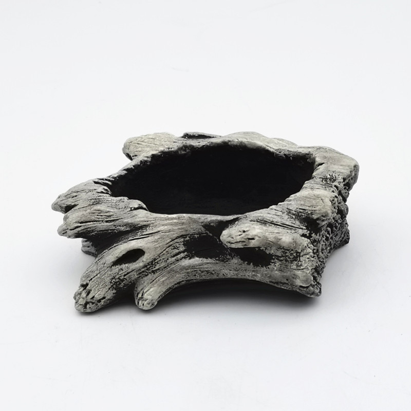 Cementni lonac za sukulente s umjetnim drvetom i bonsai – stolna dekoracija