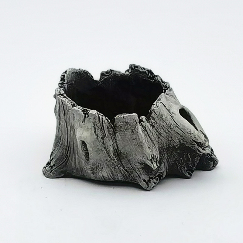 Cementni lonac za sukulente s umjetnim drvetom i bonsai – stolna dekoracija