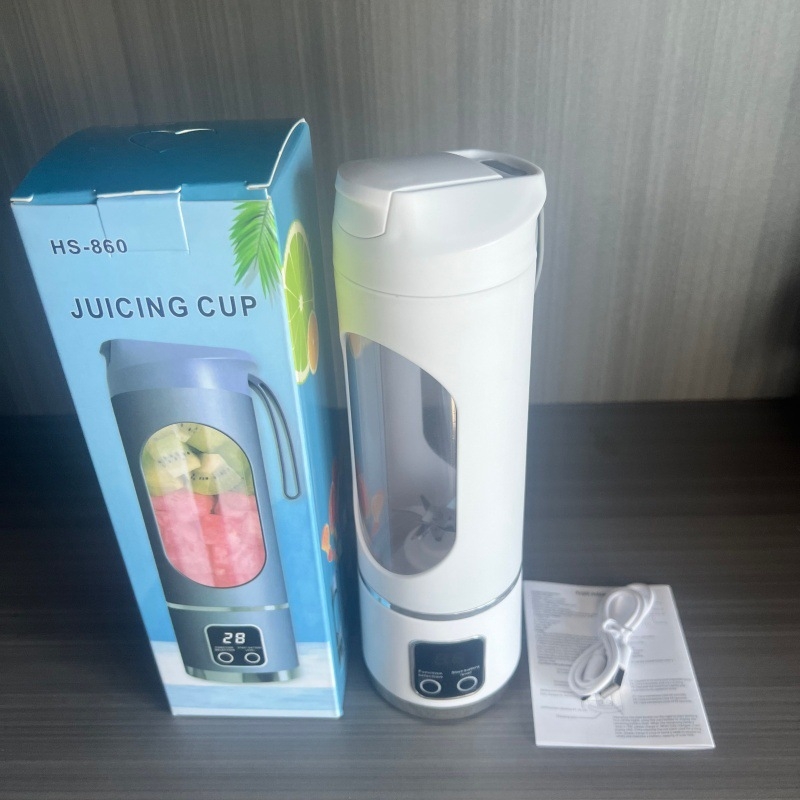 Storcător electric pentru fructe și legume, compact, cu afișaj digital, recipient mini pentru suc, multifuncțional