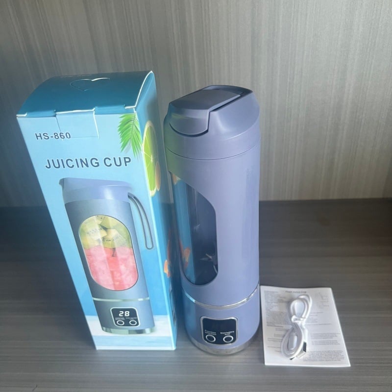 Storcător electric pentru fructe și legume, compact, cu afișaj digital, recipient mini pentru suc, multifuncțional