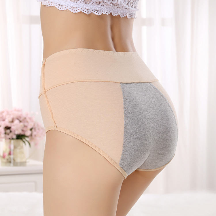 Morning Beauty Lenjerie intimă feminină talie înaltă din bumbac - mărime mare, pentru menstruație