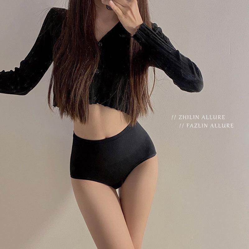 Lenjerie intimă feminină în stil japonez, talie înaltă, fără cusături, ridicare a șoldurilor și modelare abdominală