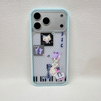 Divatos, könnyed érzetű telefontok karikatúra figurákkal, iPhone 17 Pro Max kompatibil, ütésálló védelem.