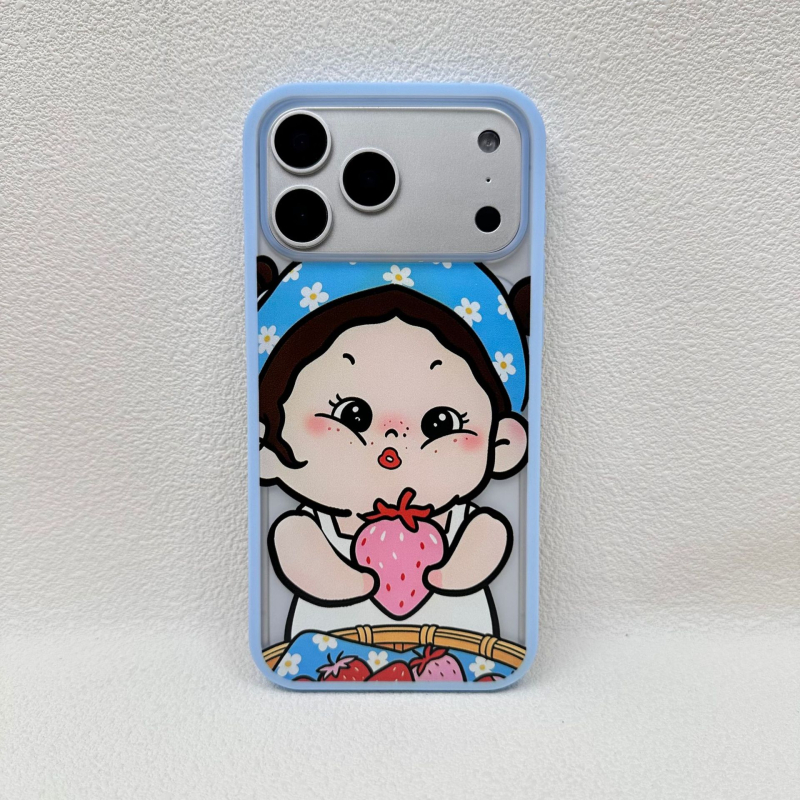 Divatos, könnyed érzetű telefontok karikatúra figurákkal, iPhone 17 Pro Max kompatibil, ütésálló védelem.