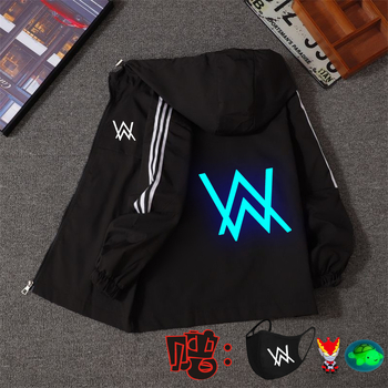 Geacă pentru copii, uniformă de dans, impermeabilă și luminoasă, set unisex cu glugă, stil 2025