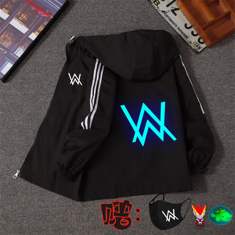 Geacă pentru copii, uniformă de dans, impermeabilă și luminoasă, set unisex cu glugă, stil 2025
