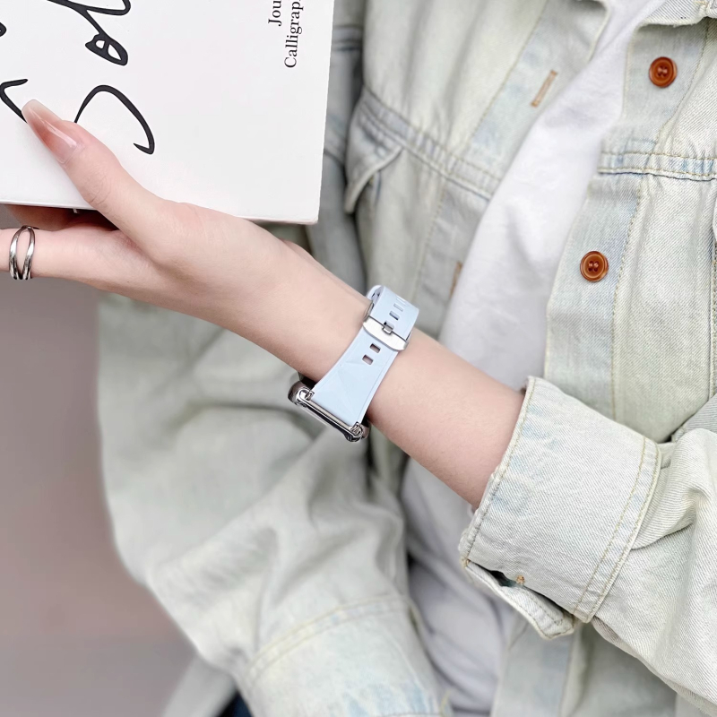 Silikonski kaiš za Xiaomi Mi Band 9 Pro i 8 Pro, kopča s dijamantnim oblikom, NFC verzija, unisex