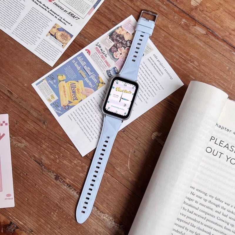 Silikonski kaiš za Xiaomi Mi Band 9 Pro i 8 Pro, kopča s dijamantnim oblikom, NFC verzija, unisex