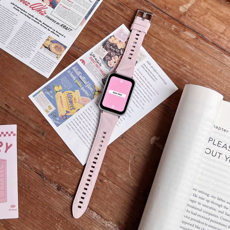 Silikonski kaiš za Xiaomi Mi Band 9 Pro i 8 Pro, kopča s dijamantnim oblikom, NFC verzija, unisex