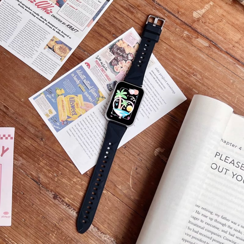 Silikonski kaiš za Xiaomi Mi Band 9 Pro i 8 Pro, kopča s dijamantnim oblikom, NFC verzija, unisex