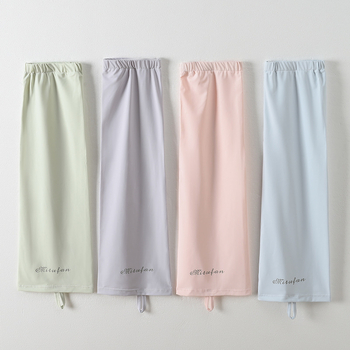 Manșete de protecție solară Ice Silk, croială dreaptă lejeră, mărime mare, unisex, pentru pescuit, ciclism și condus