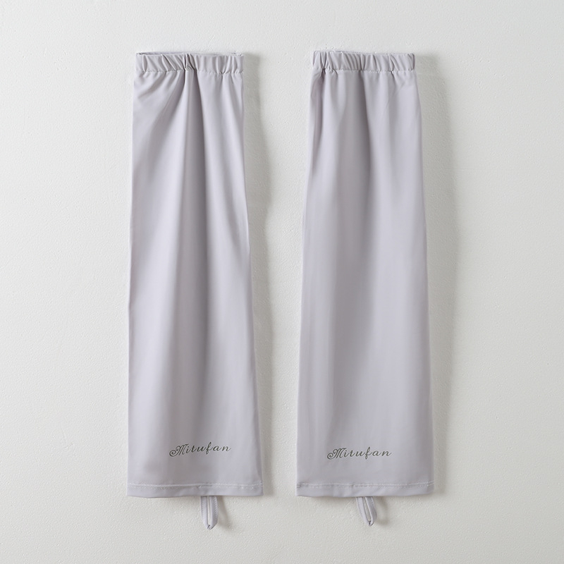 Manșete de protecție solară Ice Silk, croială dreaptă lejeră, mărime mare, unisex, pentru pescuit, ciclism și condus