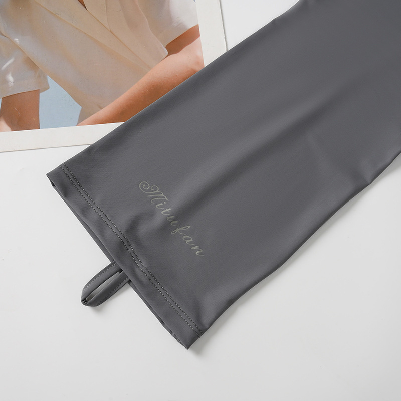 Manșete de protecție solară Ice Silk, croială dreaptă lejeră, mărime mare, unisex, pentru pescuit, ciclism și condus
